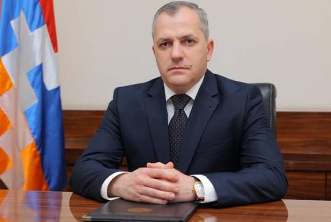 Nagorno-Karabakh president holds meeting with top brass, law enforcement leadership to 
discuss Azeri buildup 