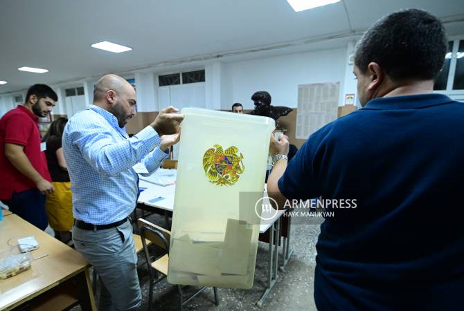 5 forces politiques ont franchi le seuil des élections au Conseil des Anciens d'Erevan