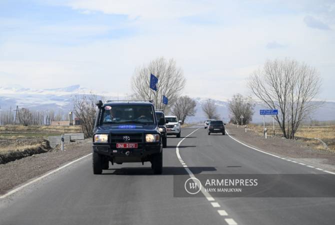 EUMA reinforces patrols at Armenian-Azerbaijani border areas 