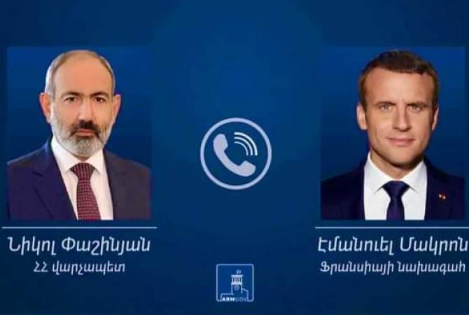 Nikol Pashinyan s'est entretenu par téléphone avec Emmanuel Macron

