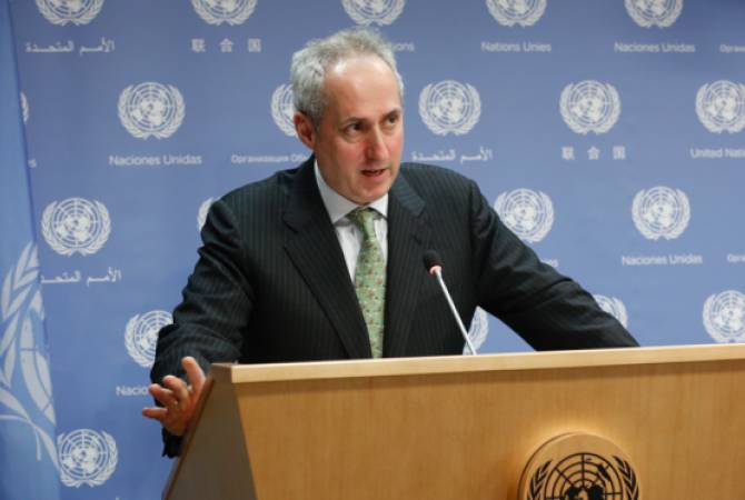 Sending UN peacekeeping mission to Nagorno-Karabakh can only be decided by UNSC - 
Stéphane Dujarric