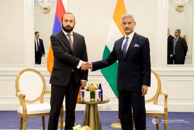 Ermenistan ve Hindistan dışişleri bakanları Güney Kafkasya'da güvenlik ve istikrarla ilgili 
konuları görüştü