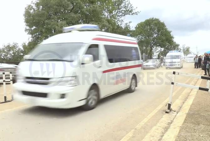 Armenia sends ambulances to Stepanakert to evacuate victims of fuel depot blast 
