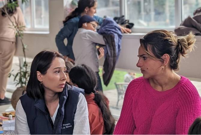 Չեխական բարեգործական կազմակերպությունը Հայաստանում հումանիտար 
օգնություն է տրամադրում Լեռնային Ղարաբաղից բռնի տեղահանված մարդկանց