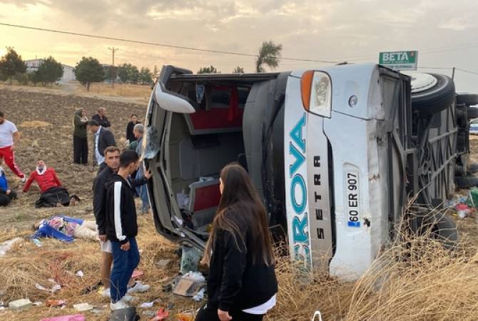  В Турции перевернулся автобус: 6 погибших, есть раненые 