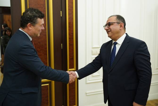  Вице-премьер Тигран Хачатрян принял директора регионального бюро УВКБ ООН по 
Европе 