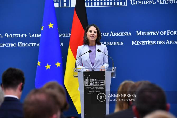  Германия хочет добиться расширения миссии ЕС в Армении: Анналена Бербок 