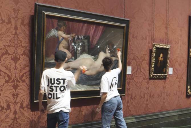  Полиция Лондона предъявила обвинения экоактивистам за порчу картины Веласкеса 