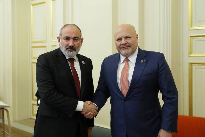 Le Premier ministre Pashinyan a rencontré le Procureur de la Cour Pénale Internationale, 
Karim A. Khan