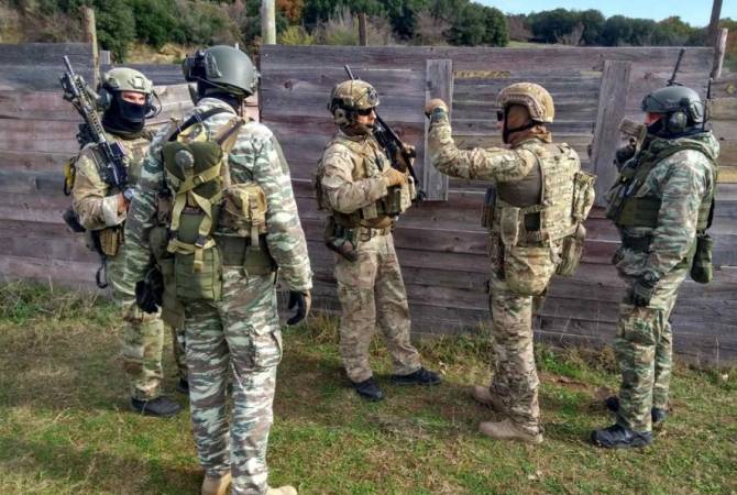 Special forces of Armenia, Greece and Cyprus hold joint drills 