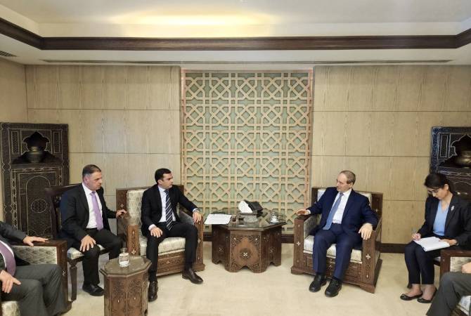 Министр иностранных дел и диаспоры Сирии выразил поддержку территориальной 
целостности и суверенитету