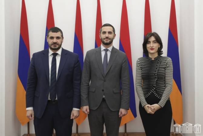 Le vice-président de l’AN a reçu la présidente de la commission de l'intégration 
européenne du Parlement géorgien 

