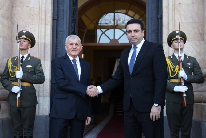 Спикер Парламента Армении принял делегацию, возглавляемую президентом Ирака