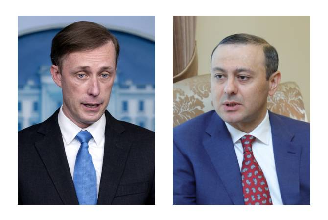 Secretario del Consejo de Seguridad de Armenia se reunió con Jake Sullivan en la Casa 
Blanca

