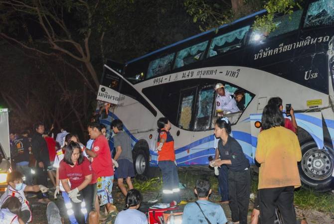 Թաիլանդում ավտոբուսը բախվել է ծառին․ կա 14 զոհ, 30-ից ավելի վիրավոր