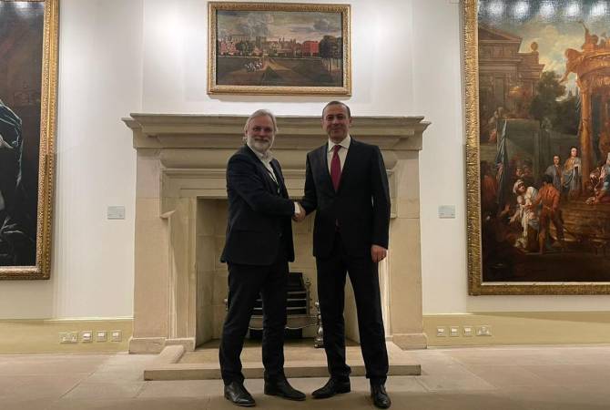 UK National Security Advisor briefed on Armenia’s efforts aimed at normalization with 
Azerbaijan