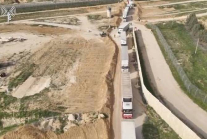 КПП "Керем-Шалом" открыли для разгрузки гуманитарной помощи для сектора Газа