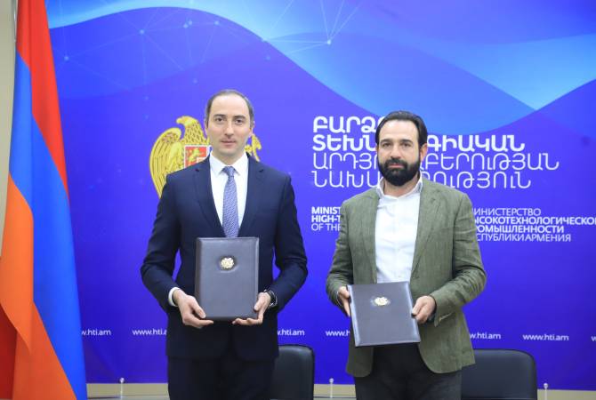 Подписан меморандум о взаимопонимании между Министерством транспорта и 
высоких технологий и Фондом «Стартап Армения»