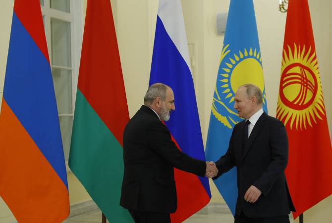Президент РФ пожелал Армении успехов в председательстве в ЕАЭС