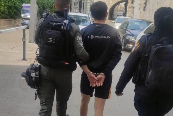 После нападения вооруженных людей в армянском квартале Иерусалима арестованы 
двое молодых армян