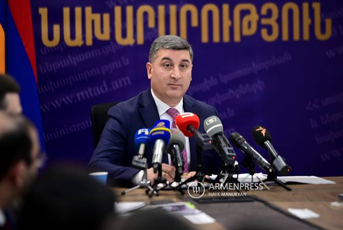 البنوك الدولية مهتمة بمشروع مفترق طرق السلام في أرمينيا-وزير الإدارة الإقليمية والبنية التحتية 
كنيل سانوسيان-