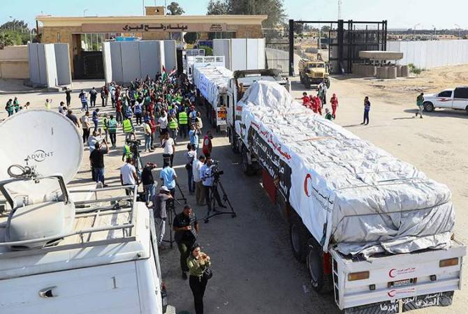  В сектор Газа доставлено более 80 грузовиков гуманитарной помощи 