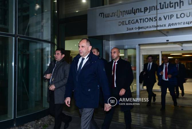وزير الخارجية اليوناني جيورغوس جيرابيتريتيس يصل إلى أرمينيا في زيارة رسمية