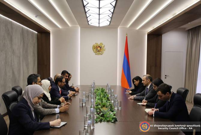 Делегация Федерального Национального Совета ОАЭ выразила поддержку 
армянскому проекту “Перекресток мира”