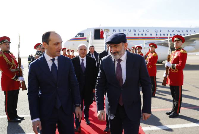 Primer ministro de Armenia llegó a Georgia 
