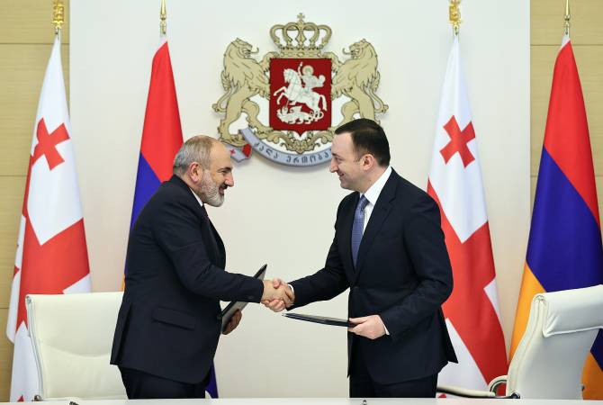 ارمنستان و گرجستان توافقنامه همکاری استراتژیک امضا کردند
