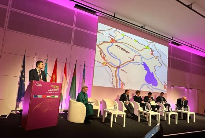 Armenia presents Crossroads of Peace project at Global Gateway forum in Brussels 