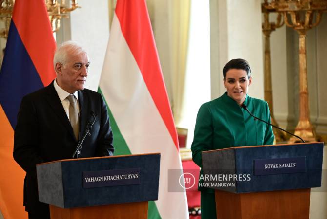 La présidente hongroise a souligné une dynamique positive dans les relations 
commerciales entre l'Arménie et la Hongrie