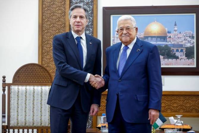 Энтони Блинкен на встрече с Махмудом Аббасом заявил о необходимости создания 
палестинского государства
