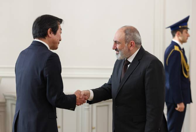 Prime Minister receives the newly appointed Ambassador of Japan to Armenia