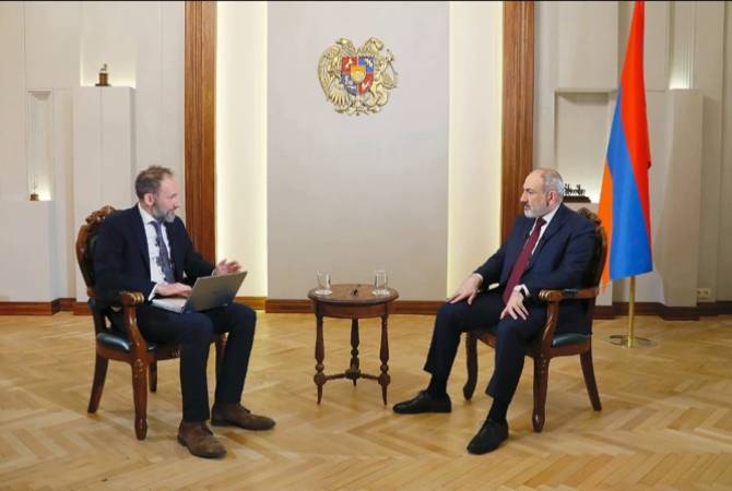 Премьер-министр Никол Пашинян дал интервью британской The Telegraph