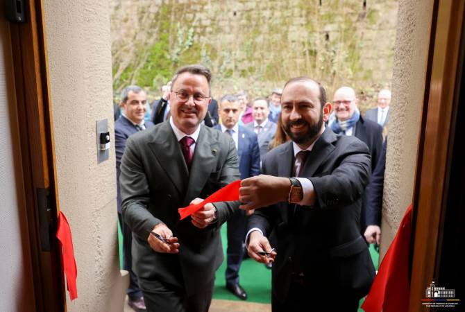 Official opening ceremony of Armenian office in Luxembourg held with the 
participation of FMs of both countries