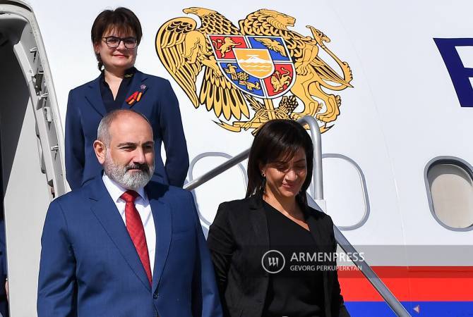 رئيس الوزراء نيكول باشينيان يغادر إلى ألمانيا مع زوجته آنا هاكوبيان ليشارك في مؤتمر ميونيخ 
للأمن 2024 