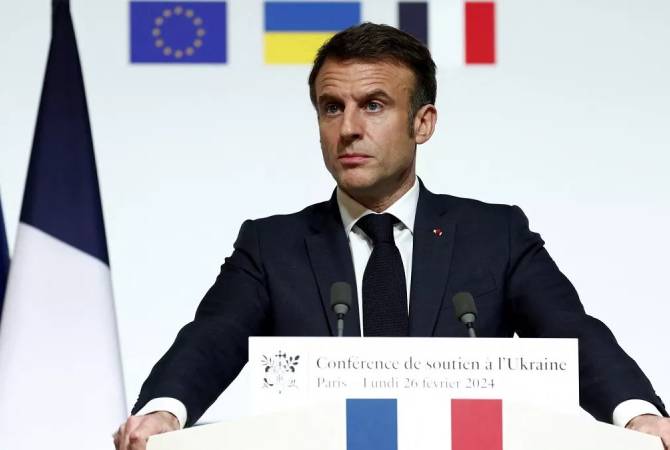 Ukraine: Emmanuel Macron n'exclut pas l'envoi de troupes occidentales à l'avenir
