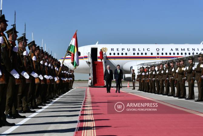 Presidente de Armenia llegó a Erbil
