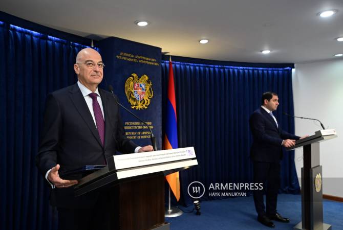 Греция видит перспективы успешного сотрудничества с Арменией в инновационных 
исследованиях в сфере обороны
