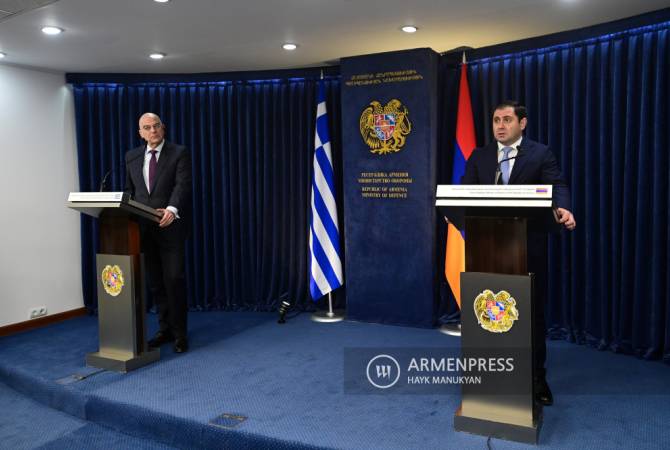 Greek Defense Minister considers Armenia-Greece-France-India quadrilateral cooperation 
in defense sector possible