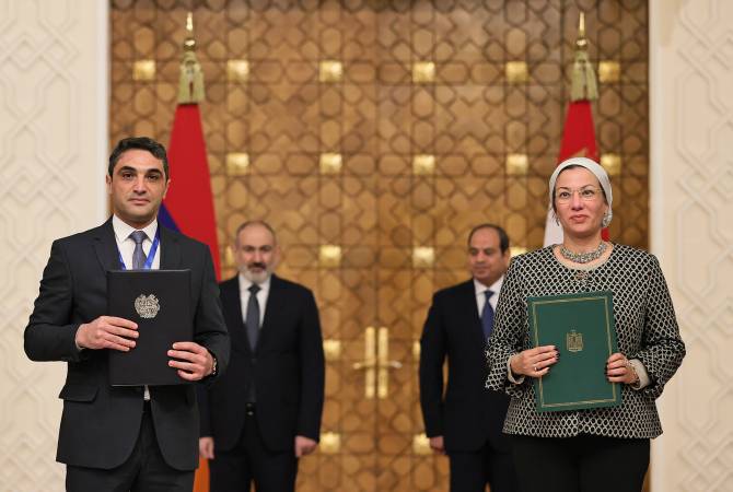 Rencontre entre Nikol Pashinyan et Abdel Fattah al-Sissi: des documents ont été signés 
entre l'Arménie et l'Égypte