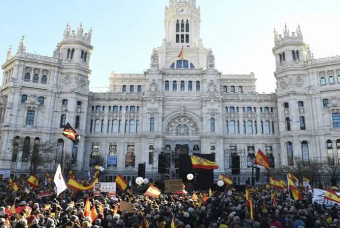Մադրիդում ցուցարարները պահանջել են Իսպանիայի վարչապետի հրաժարականը
