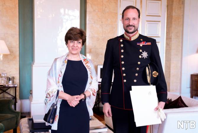 Посол Армении вручила верительные грамоты кронпринцу, регенту Норвегии