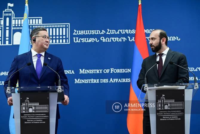 Создание новых логистических возможностей является ключевым моментом для 
Армении и Казахстана: Арарат Мирзоян