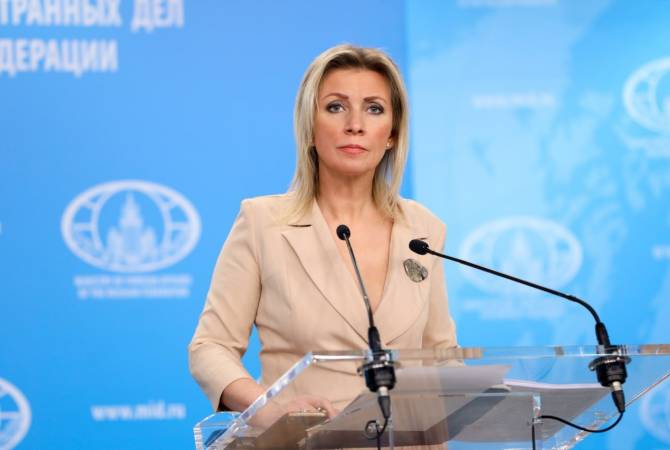Москва находится в контакте с армянской стороной в связи с вещанием российских 
телеканалов: Мария Захарова