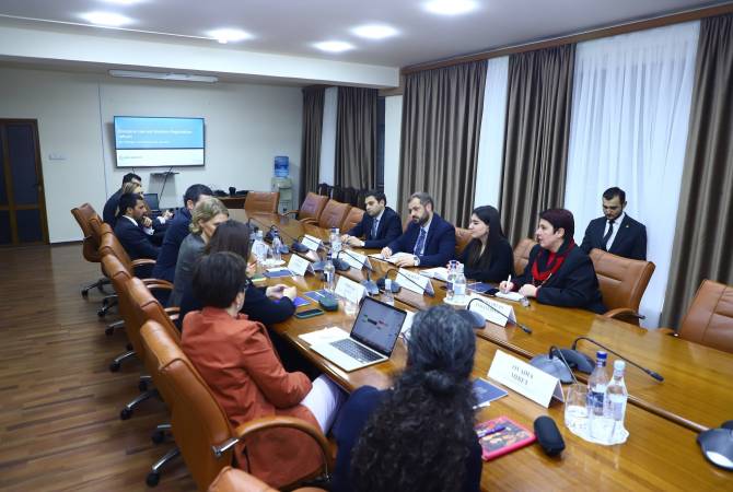 Министр экономики Армении и глава армянского офиса ВБ обсудили вопросы 
модернизации законодательства
