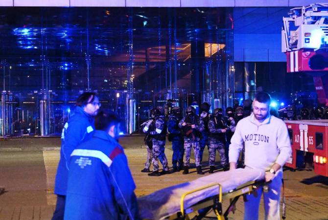  12 пострадавших от теракта в Москве находятся в крайне тяжелом состоянии, 33 - в 
тяжелом  