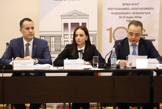 По случаю 100-летия Национального архива Армении была проведена 
международная конференция