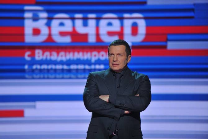 Se bloquea la transmisión de programas de Vladimir Solovyov en Armenia
